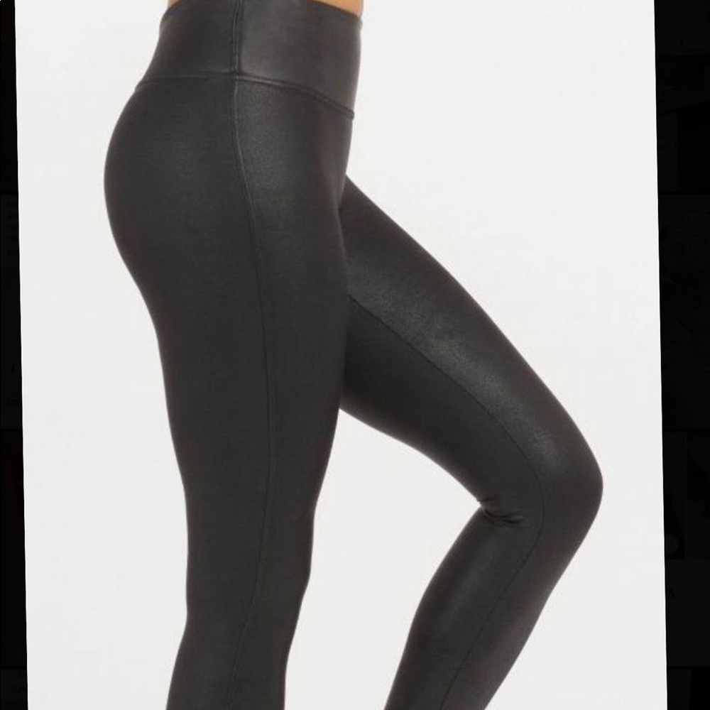 Spanx Faux Leather Leggings